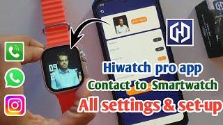 hiwatch pro connect to phone wallpapert900 ultra smart watch wallpaper change