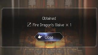 Octopath Traveler 2 Fire Dragons Glaive Legendary Weapon Location - Buff Fire Dmg - Decaying Temple