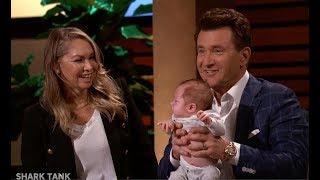 Kym Johnson and Robert Herjavecs Twins Make Their Shark TanK Debut