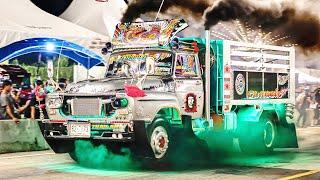 Thailands INSANE Big Truck Event - Drag Racing Truck Show Sexy Car Wash and Night Party