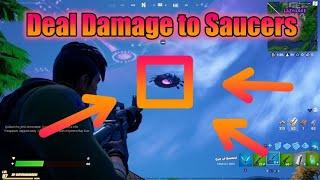 Fortnite - How to Deal Damage to Saucers Piloted by Opponents