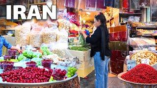 Grocery and Spices in IRAN Bazaars  Walking in Isfahan Grand Bazaar and Tehran Market