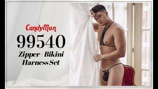 CandyMan 99540 Zipper Bikini Harness Set Mens Underwear - Johnnies Closet