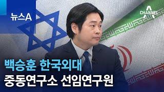 인터뷰‘5차 중동전쟁’으로 비화?…백승훈 한국외대 중동연구소 선임연구원   뉴스A