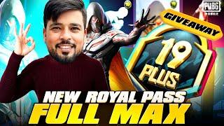 M19 ROYAL PASS 1 TO 50  MAX OUT  PUBG MOBILE