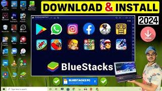  Bluestacks Download  How To Download Bluestacks In Laptop & PC  Install Bluestacks On PC  2024