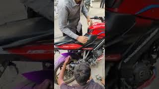 Ns200 with full system yoshimura alpha first in india   #subscribe #Youtube #Shorts #Bajaj #Ns200