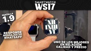 ⌚️NUEVO WS17 REVIEW y como conectarlo al teléfono  Infinite Screen 1.9  44mm  CALIDAD PRECIO