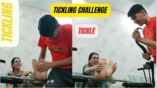 Romantic tickling Challenge Husbands Love Language to Surprise Wife  reaction #tickling #tickles
