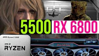  Resident Evil 4 Remake gameplay 2K BENCHMARK  RX 6800 + Ryzen 5 5500 - ULTRA