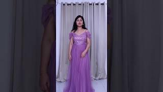 Beautiful Party wear Gown Designer Gowns From Myntra #shorts #ytshorts #viral