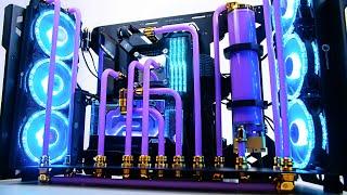 $6000 WATER COOLED Asus RTX 3090 Gaming PC build w Benchmarks
