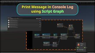Print message in Console Log using Script Graph  Debug Log  Visual Scripting  Unity Game Engine