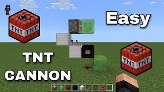 Easy TNT Cannon In Minecraft Bedrock Tutorial