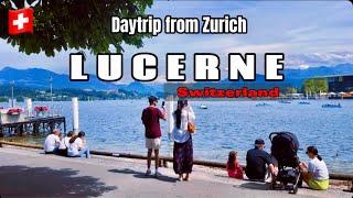 Lucerne Switzerland  Beautiful Swiss City  Amazing city walks and sightseeing in halfday.