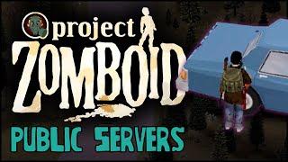 Project Zomboid  Scavenging Gas & Stranger Danger  A Public Server Series  Ep 8