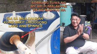 SPIN DRYER DI SIRA ANG CAPACITORMOTOROK ANG BREAK PERO UMUUGONG LANG PAANU AYUSIN