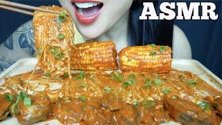 ASMR ABALONE + ENOKI MUSHROOMS + CORN SOFT CRUNCHY EATING SOUNDS  SAS-ASMR