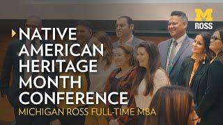 Michigan Ross MBA Native American Heritage Month Conference