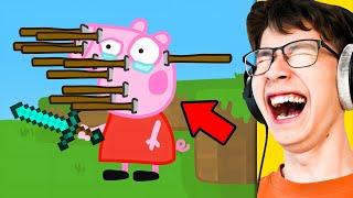 Peppa Pig VS Minecraft Funny Animation
