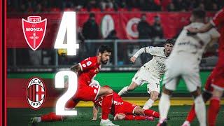 Defeat on the road  Monza 4-2 AC Milan  Highlights Serie A
