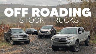 Taking Four Stock Trucks Off-Roading For The First Time