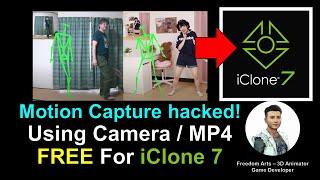 AI Motion Capture for iClone 7.9 using Camera or MP4 Video - Full Tutorial - ThreeDPoseTracker