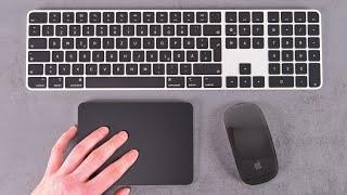 202223 Apple Magic Keyboard Trackpad & Mouse in Schwarz - Ausführliches Review + Unboxing