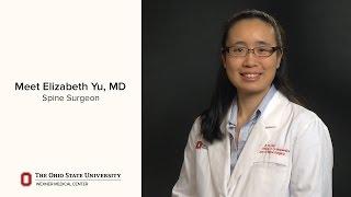 Meet Elizabeth Yu MD Spine Surgeon at Ohio State