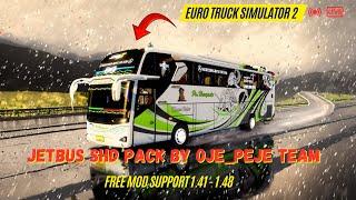 RILIS FREE MOD Jetbus SHD Pack by OJE_PeJe Team - ETS2 v1.41 - 1.48 Mod Bus Indonesia