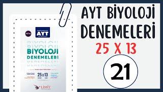 21. AYT BİYOLOJİ DENEMESİ - LİMİT YAYINLARI