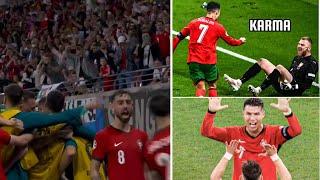 Ronaldo Crazy Reaction To Portugal Last Min Winning Goal Vs Czech Republic