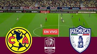 EN VIVO América vs Pachuca. 2024 Concacaf Champions Cup  - VideoGame Simulation PES 2021