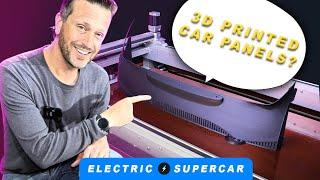 Huge 3D printer  Printing Porsche Car Panels