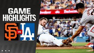 Giants vs. Dodgers Game Highlights 72324  MLB Highlights
