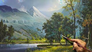 Mountain Silence Acrylic painting. Artist - Viktor Yushkevich. #174