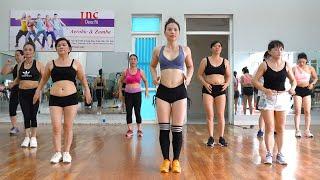 Easy Exercise To Lose Belly Fat At Home For Beginners - 35 Mins Aerobic Workout  EMMA Fitness