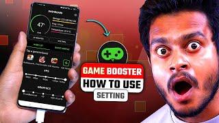 How to use Game Booster 4x Faster Pro GFX Tool & Lag Fix - 2024