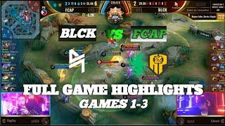 Blacklist vs Falcon AP Bren Full Game Highlights Games 1-3  MPL PH Playoffs