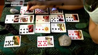 How to read Gypsy Witch Fortune Telling cards reading by Emilie Muniz