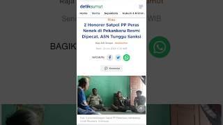 Tiga oknum Satpol PP Pekanbaru peras warga #shorts