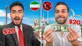 چالش 24 ساعت 20 دلار تو ایران و ترکیه @ICYVIRUS