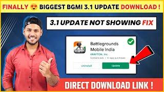 FINALLY  Bgmi 3.1 Update Download  Bgmi 3.1 Update Not Showing  Bgmi New Update  3.1 Update