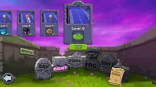 Plants Vs Zombies Night level 10 Advanture