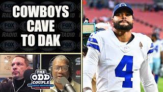 Jerry Jones Caved in to Dak Prescott Like we Knew he Would  THE ODD COUPLE