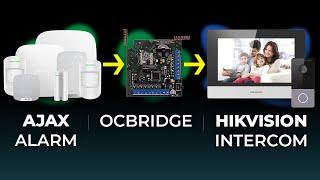 Ajax Alarm Straight Into Hikvision Intercom System? Ajax ocBridge in Action Demo & Setup