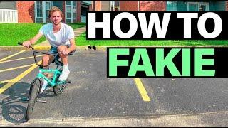 How to Fakie BMX  Learn TODAY *Easiset Method*