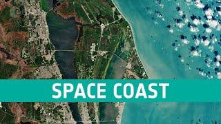 Earth from Space Space Coast Florida USA