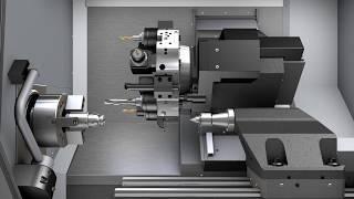 CNC Lathe Animation