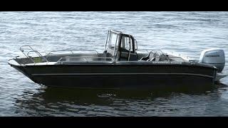 Алюминиевый катер с откидной аппарелью Faster 635 CC  Уникальный рабочий катер Yachts Expert